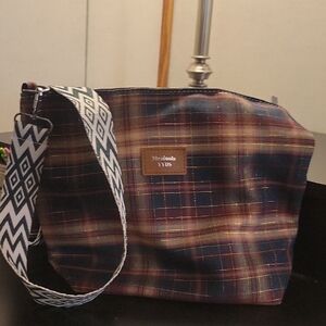 Plaid Multicolor Crossbody Bag